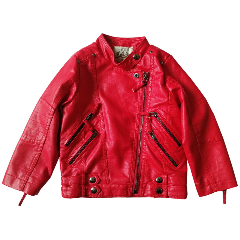 Streetwear Girl Brand - Veste de noël en cuir Pu
