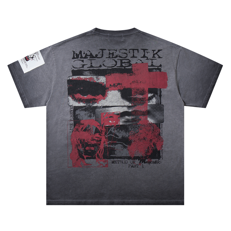 Streetwear Brand With Eye - T-shirt graphique vintage de marque streetwear,
