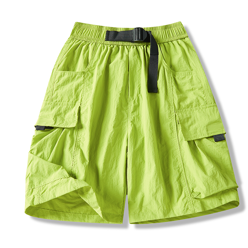 Corteiz Cargo Pant - Shorts cargo vert néon Y2K pour