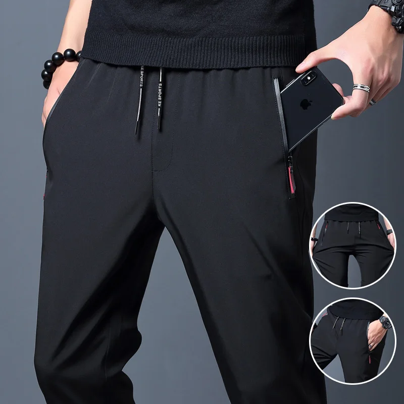 Streetwear Brand - Pantalon décontracté pour hommes, coupe droite,