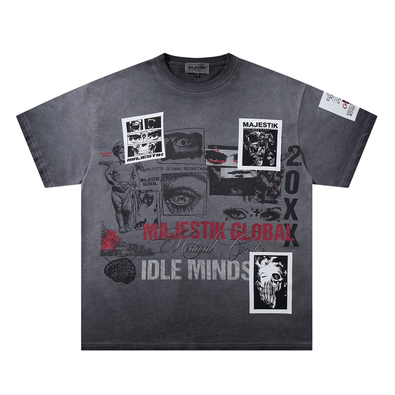 T-shirt graphique vintage de m - Streetwear Brand With Eye avis et prix