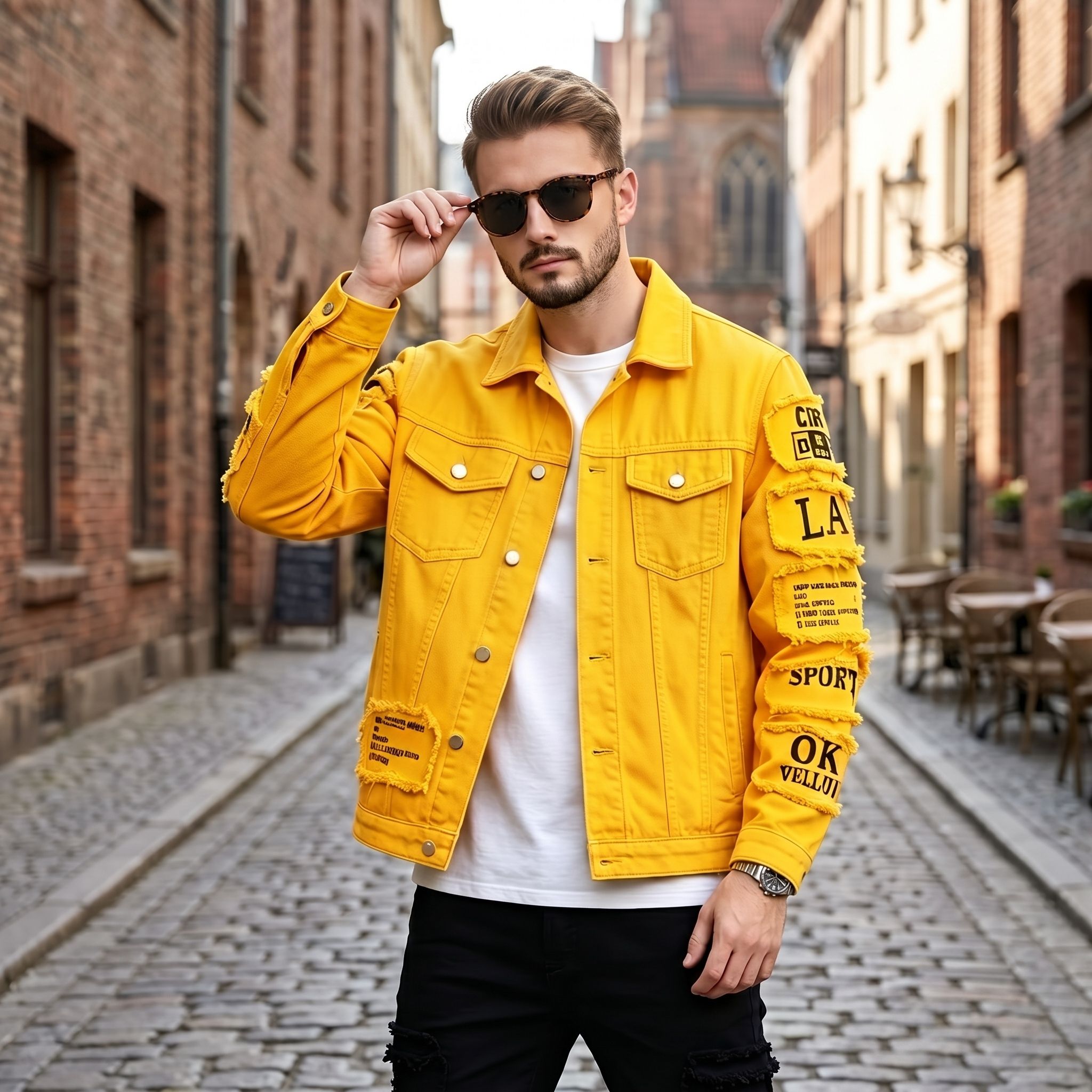 Veste en jean pour hommes, sty - Streetwear Brand avis et prix