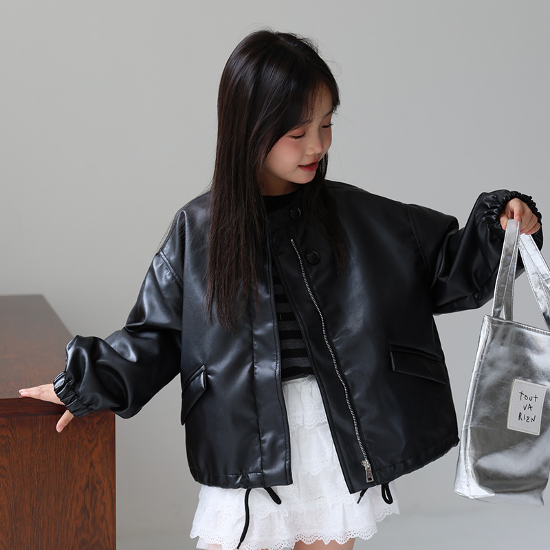 Veste de moto en cuir Pu pour  - Streetwear Girl Brand avis et prix